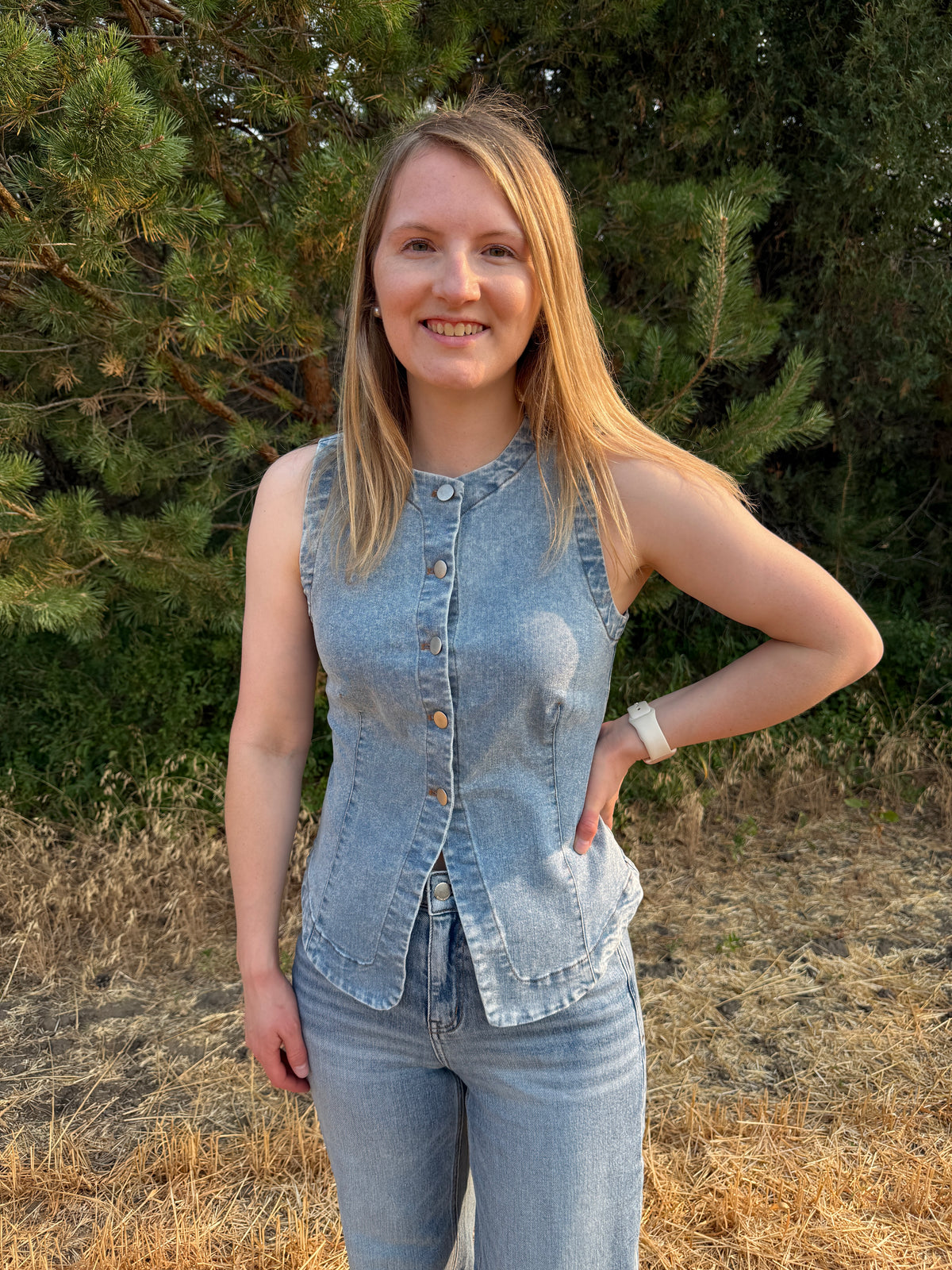 Delilah Denim Vest