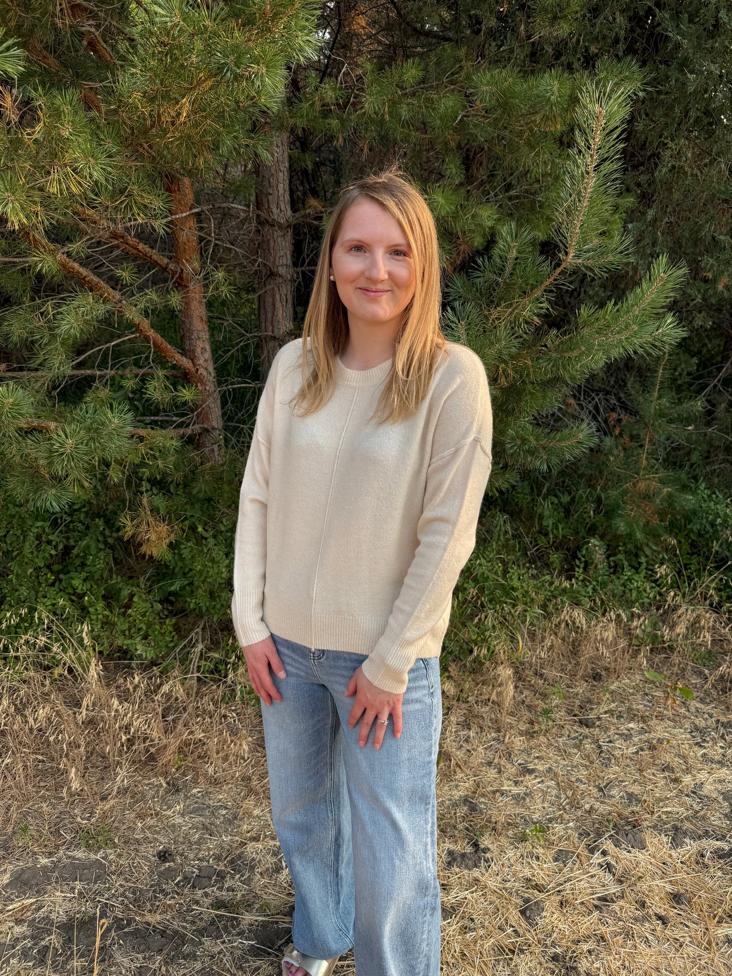 Front Seam Sweater