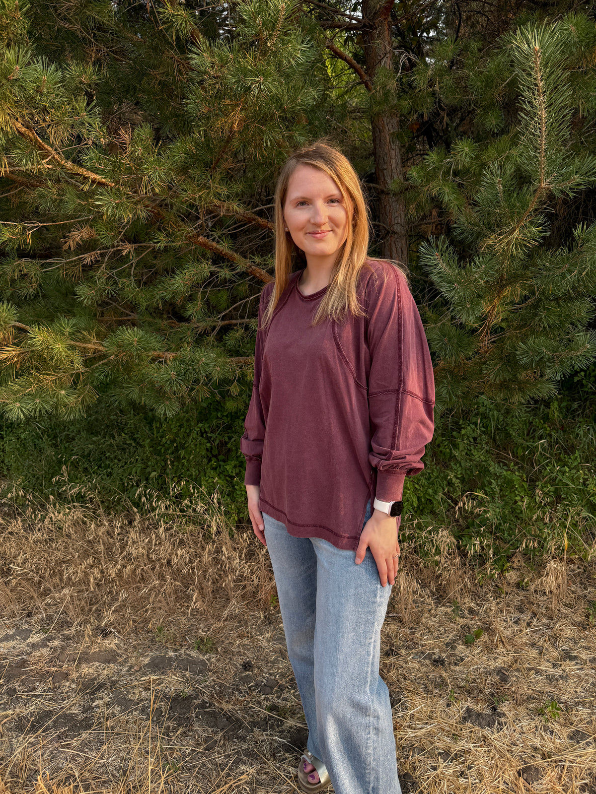 Cherry Washed Pullover