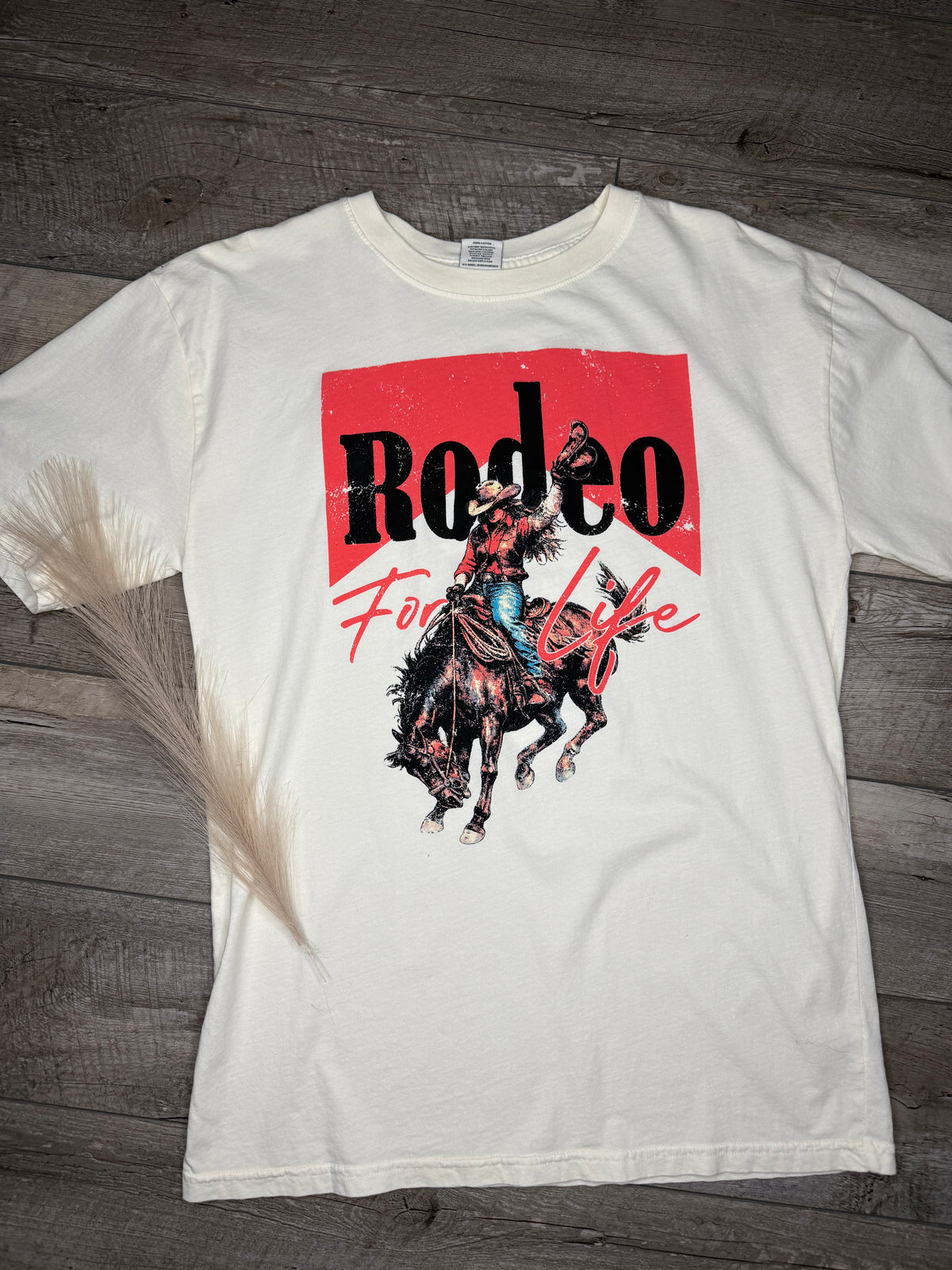 Rodeo For Life Graphic Top