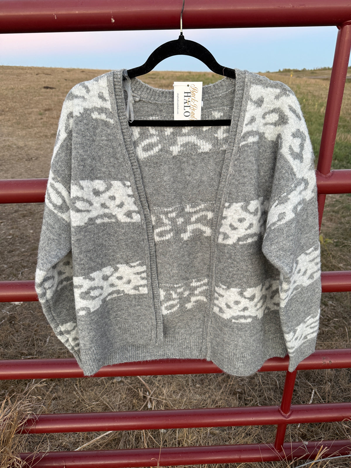 Lexi Leopard Stripe Cardigan