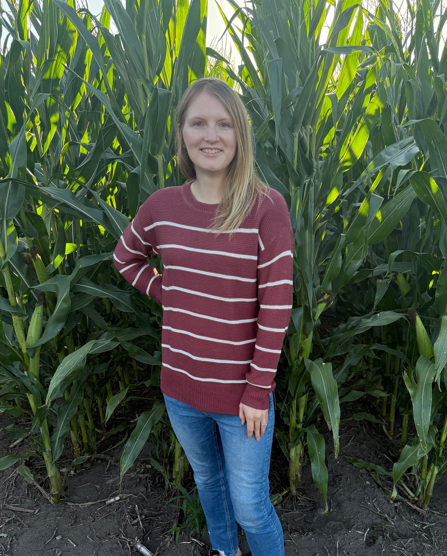 Cider Striped Sweater