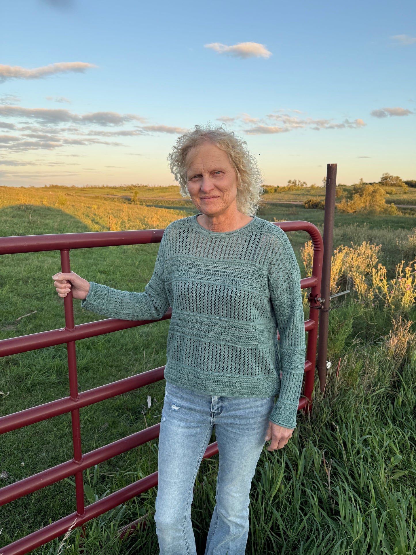 Jade Crochet Sweater