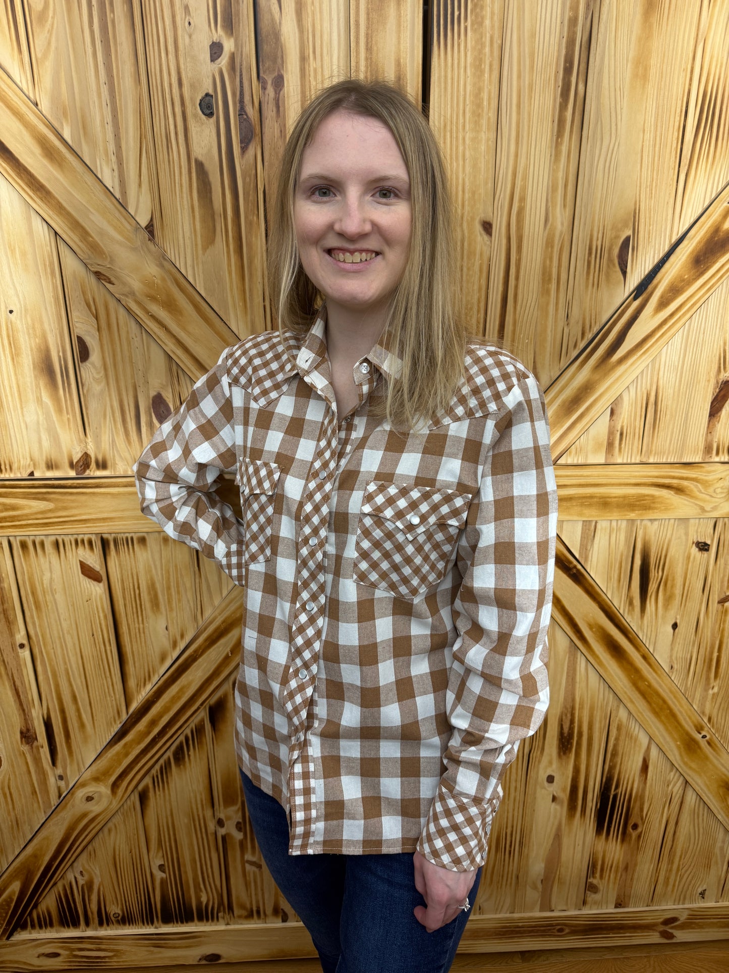 Dolly Pearl Snap Top