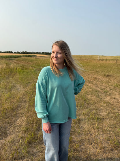 Criss Cross Back Sweatshirt