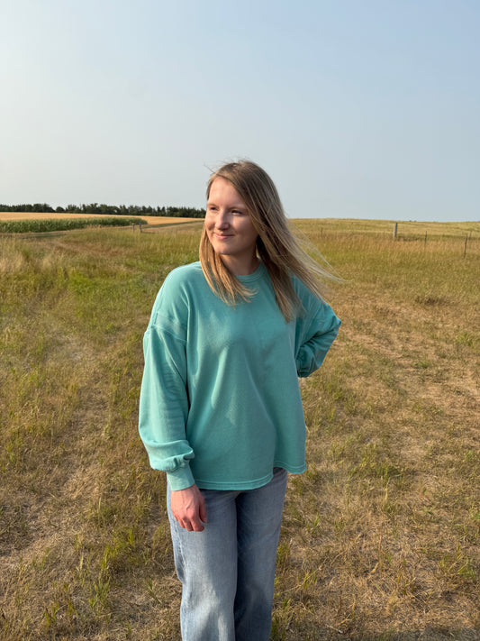 Criss Cross Back Sweatshirt