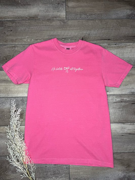 He Holds Together Graphic Top