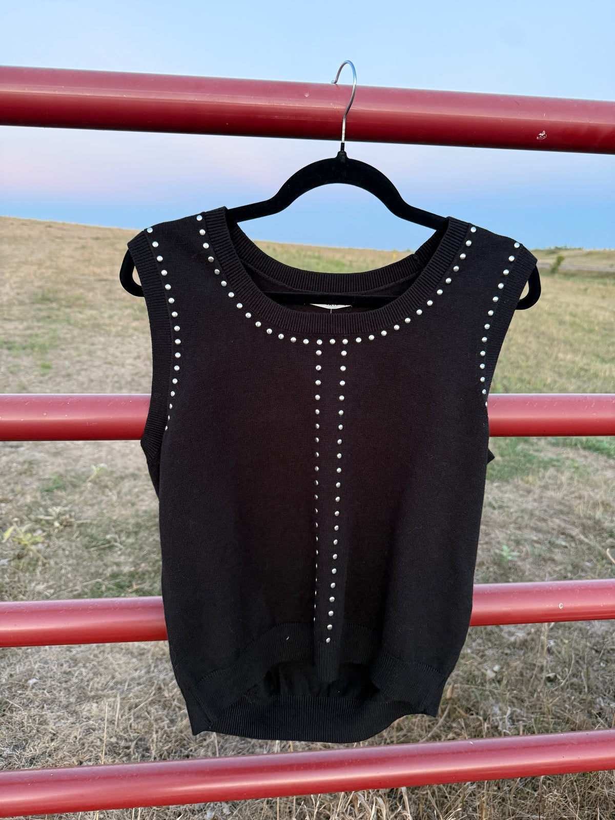 Drifter Stud Sweater Vest