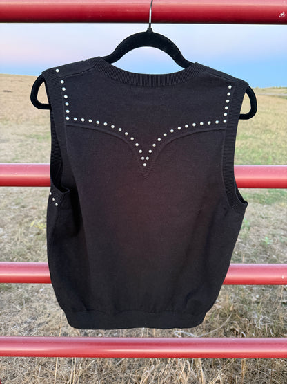 Drifter Stud Sweater Vest