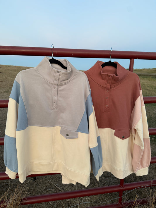 Lynn Colorblock Pullover