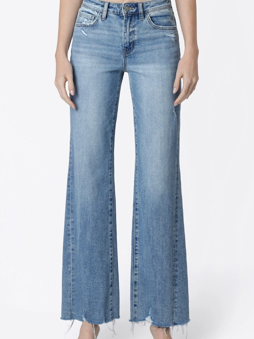 Reno Raw Hem Jeans