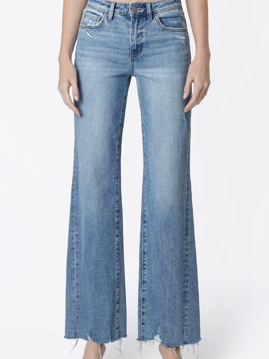 Reno Raw Hem Jeans