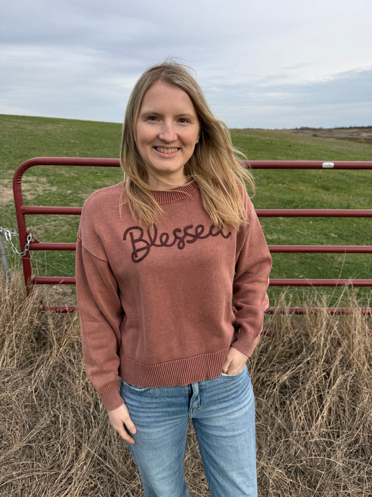 Cozy Blessed Sweater