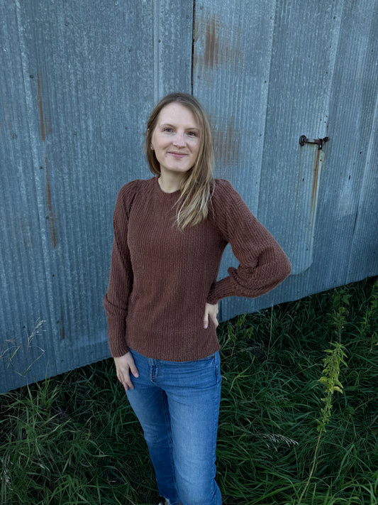 Maple Puff Sleeve Top