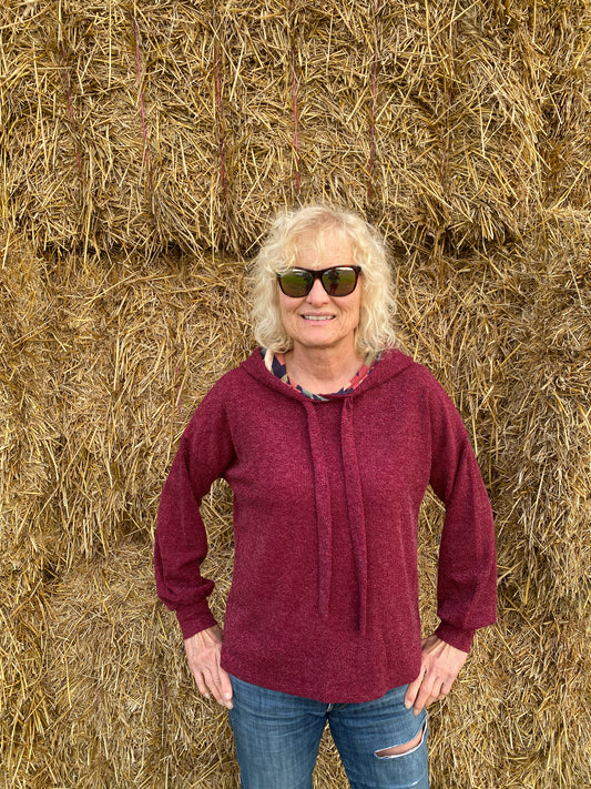 Aztec Contrast Hoodie