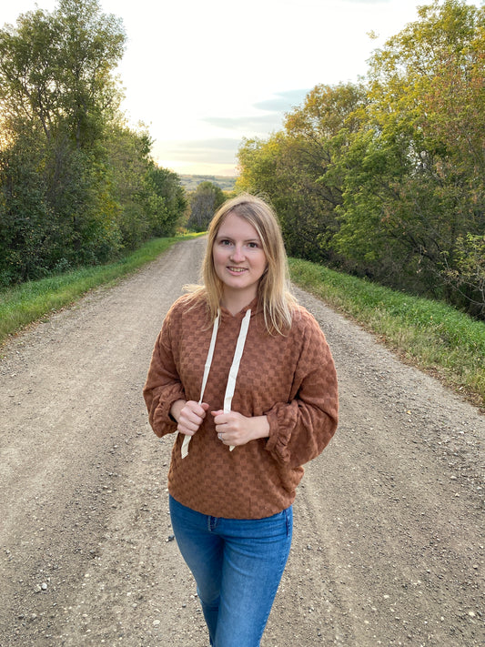 Cider Checkerboard Hoodie