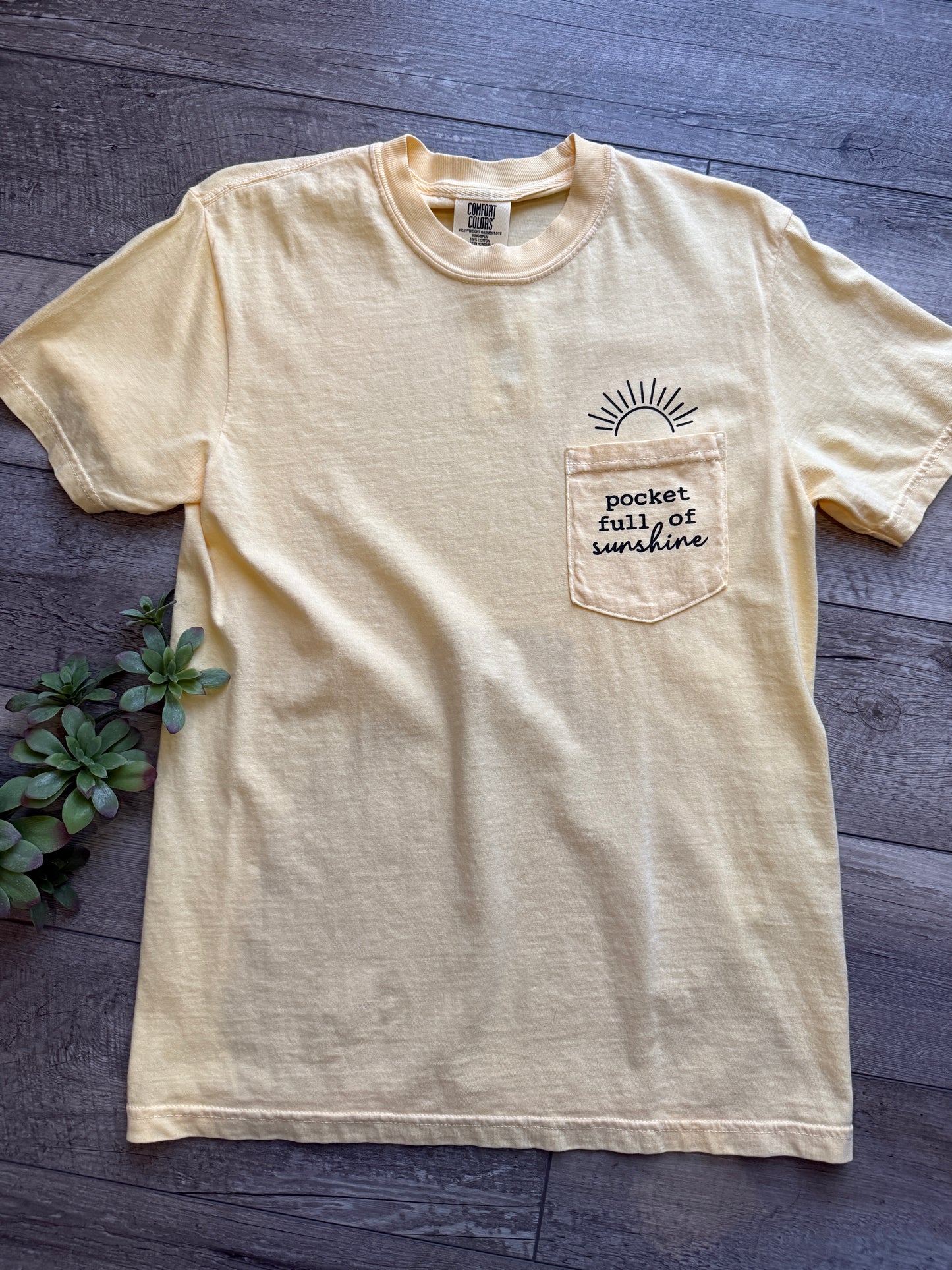 Sunshine Pocket Graphic Top